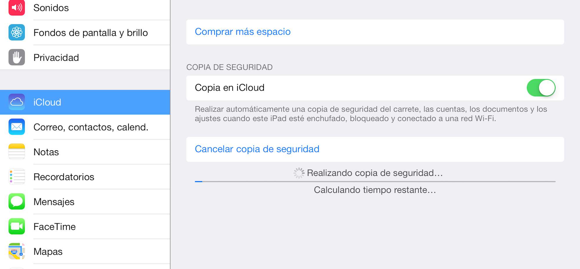 ¿Cómo realizar una copia de seguridad en iOS usando iCloud?