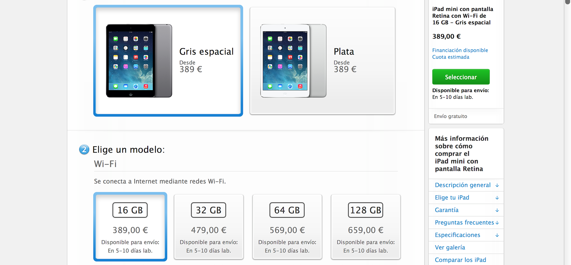 Nuevo Ipad Mini Retina