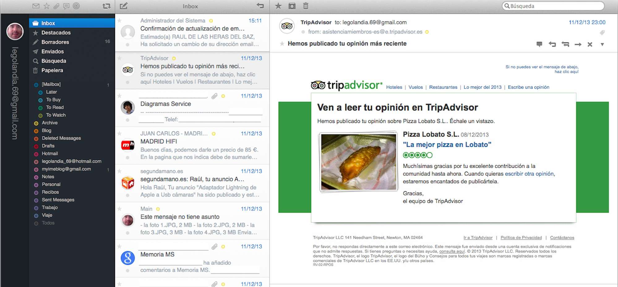 Análisis de AirMail, un cliente de correo alternativo para Mac