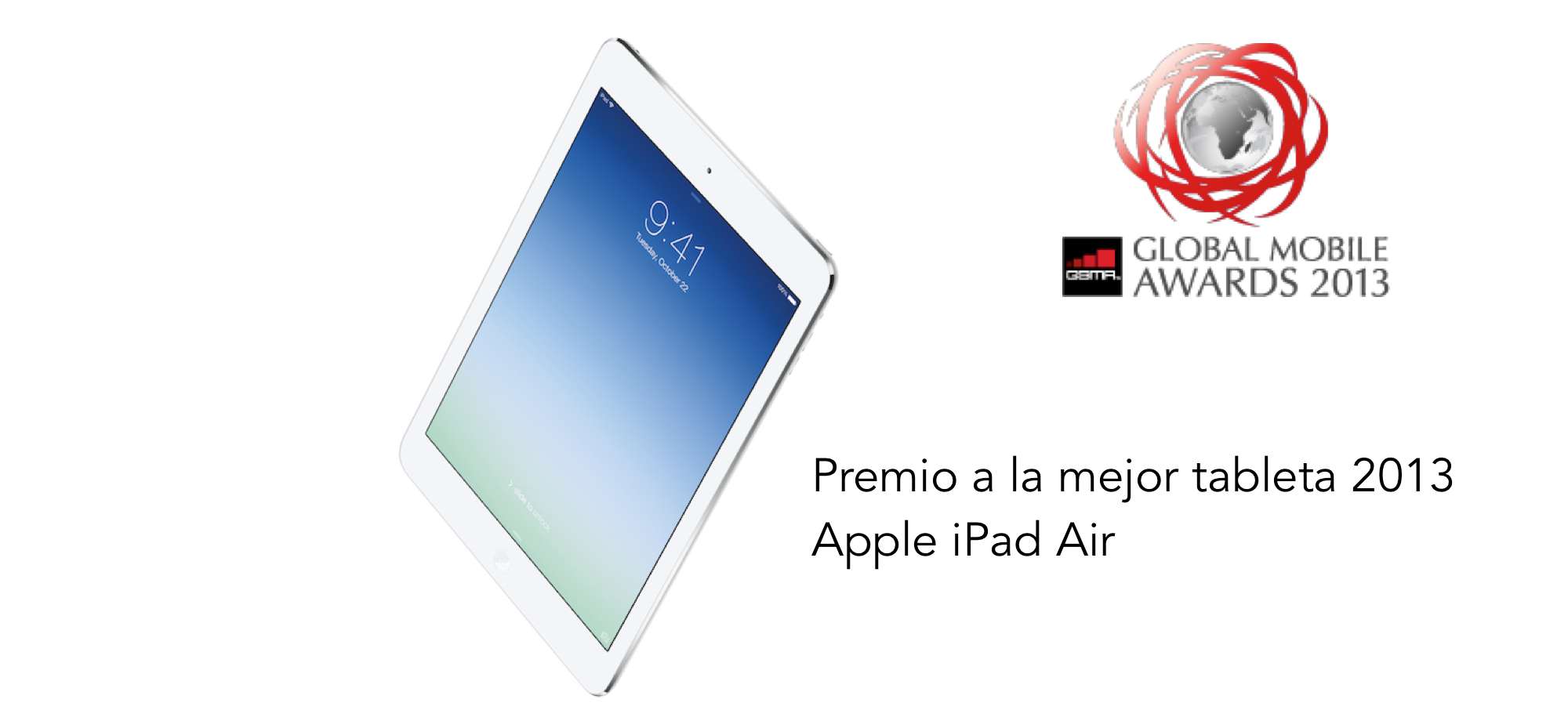 El iPad Air es la mejor tableta del mercado según Global Mobile Awards