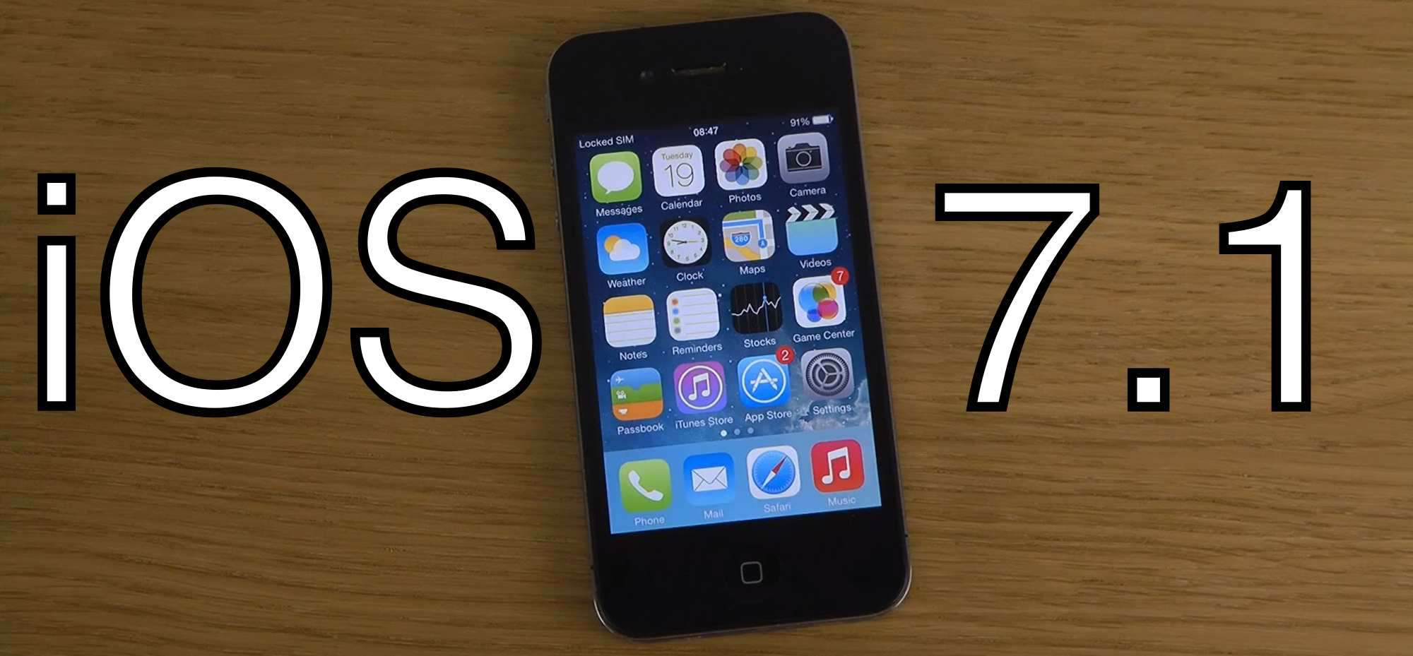 iOS 7.1 y iPhone 4: la pareja perfecta.
