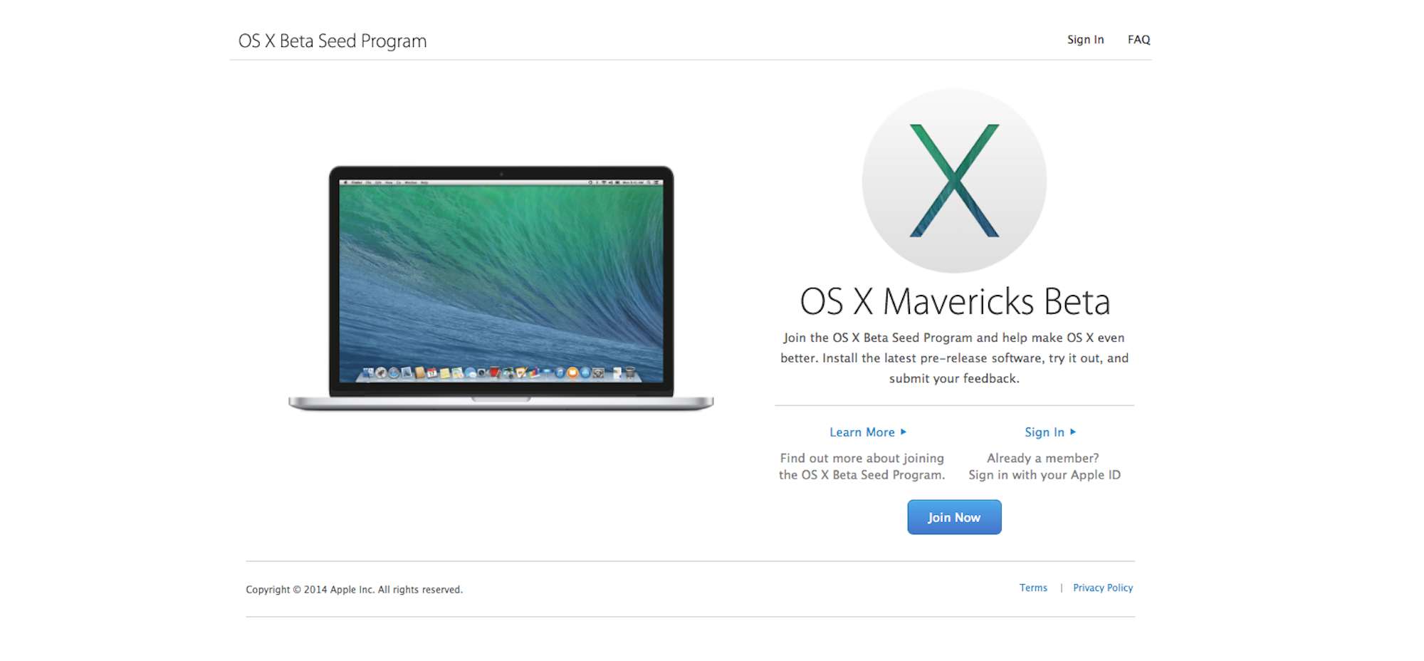 Apple te permite probar las nuevas versiones Beta de su sistema operativo Mavericks