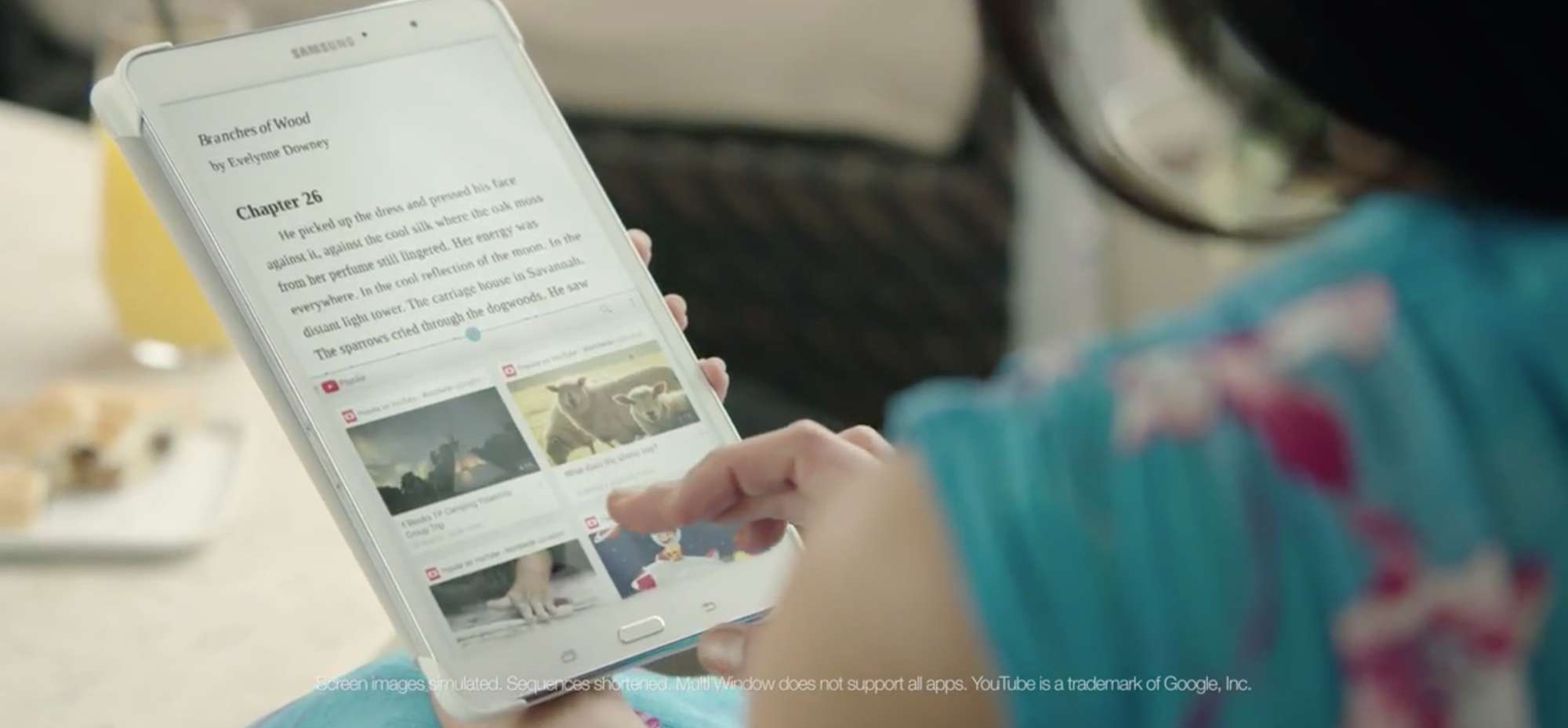 Samsung publicita su Galaxy Pro con imágenes simuladas