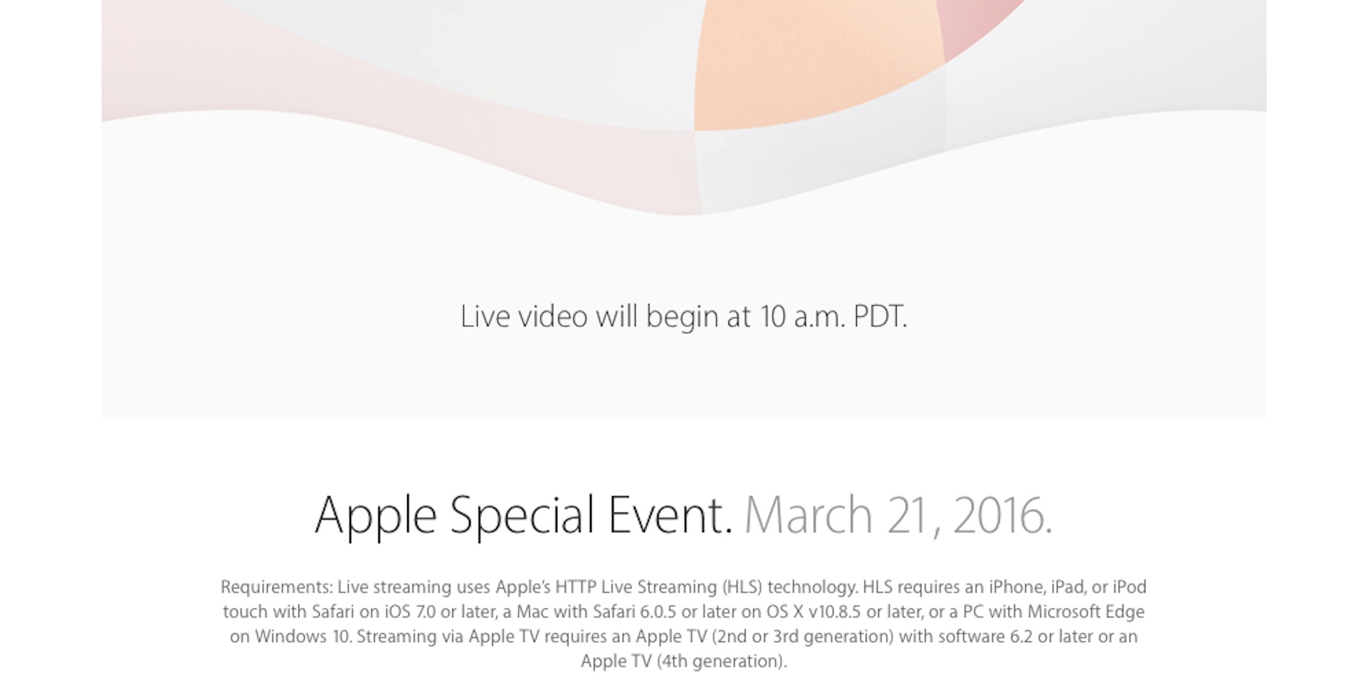 ¿Cómo seguir en directo la keynote de Apple?