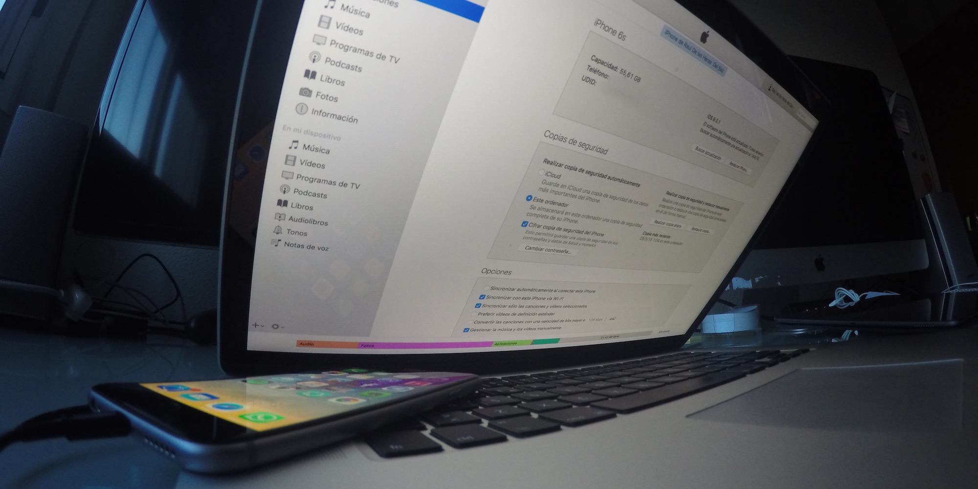 Cómo encriptar una copia de seguridad en iOS