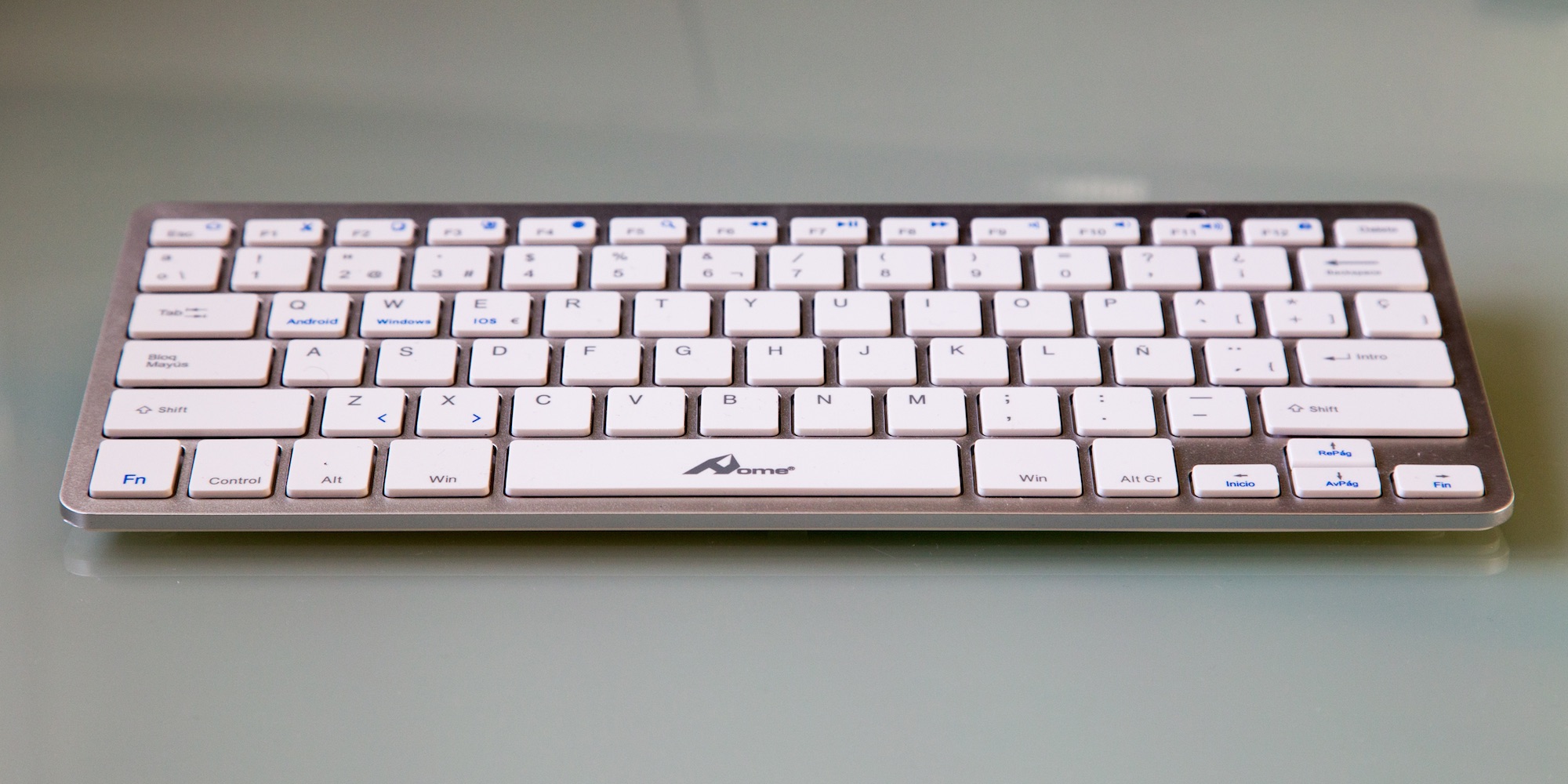 Análisis teclado bluetooth inalámbrico de Ome
