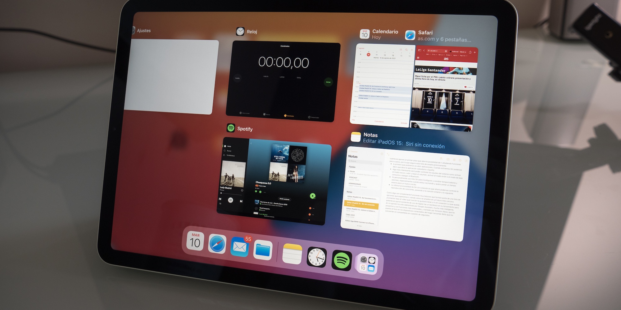Así funciona la multitarea en iPadOS 15