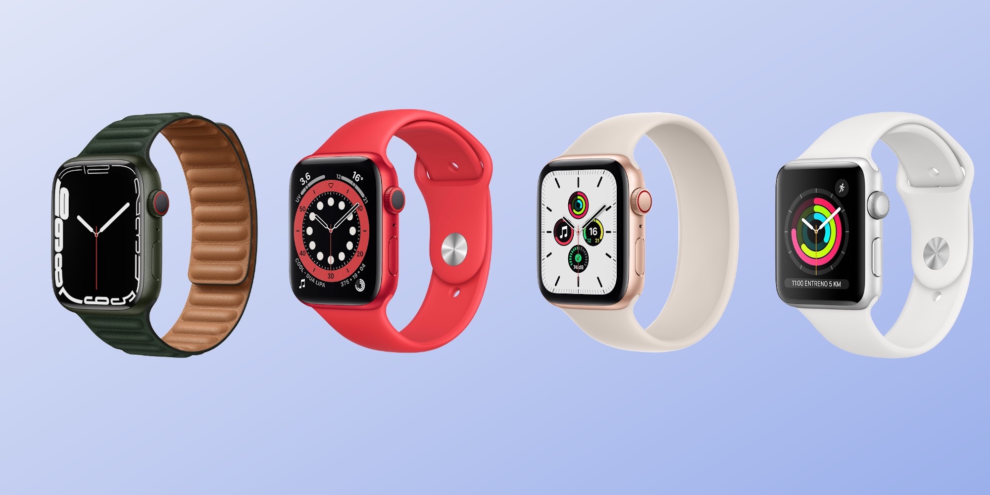 ¿Qué Apple Watch comprar? Comparativa del Series 7 | Series 6 | SE | Series 3