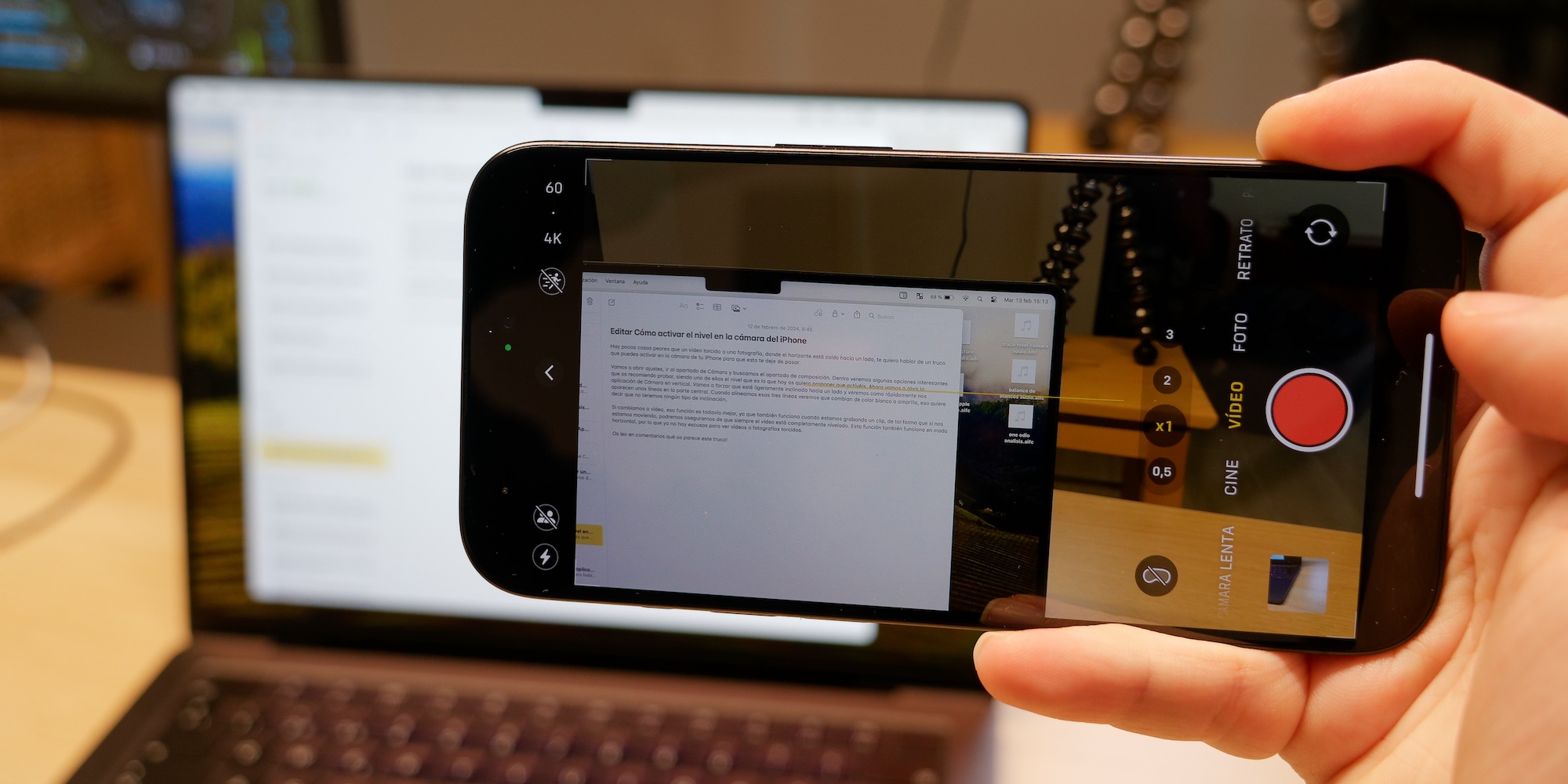 Truco para iPhone: Cómo activar el nivel en la cámara del iPhone