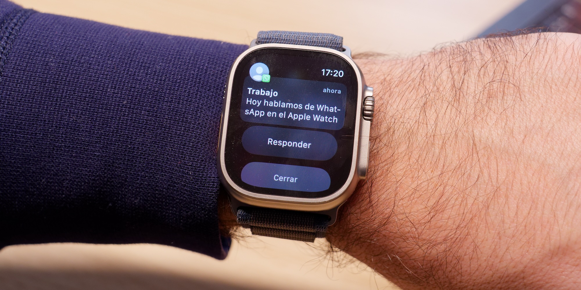 Análisis WhatsApp en el Apple Watch · Qué se puede y qué NO se puede hacer