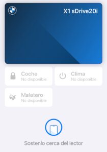 BMW Digital Key con iPhone